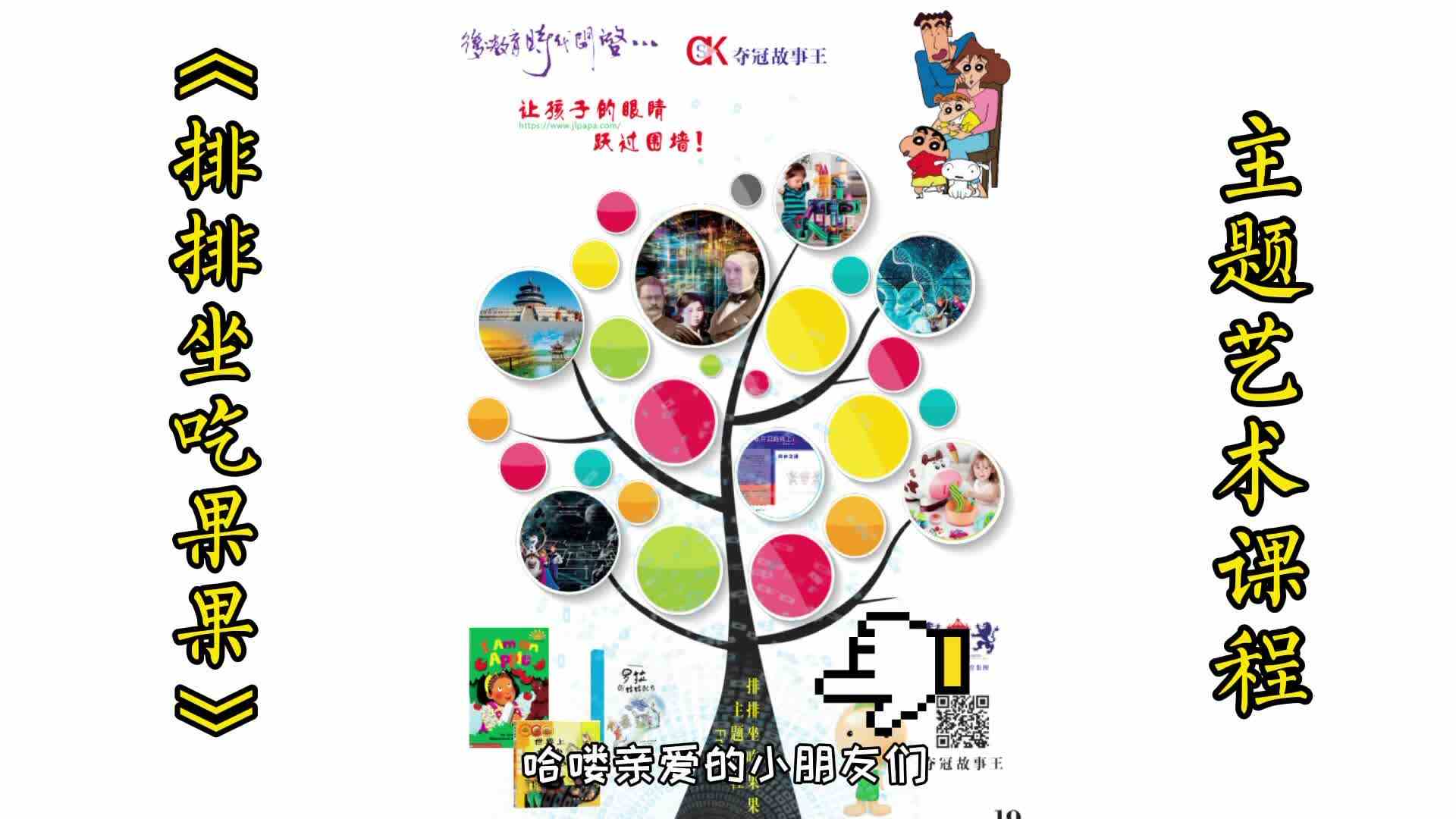 3岁《排排坐吃果果》——导图