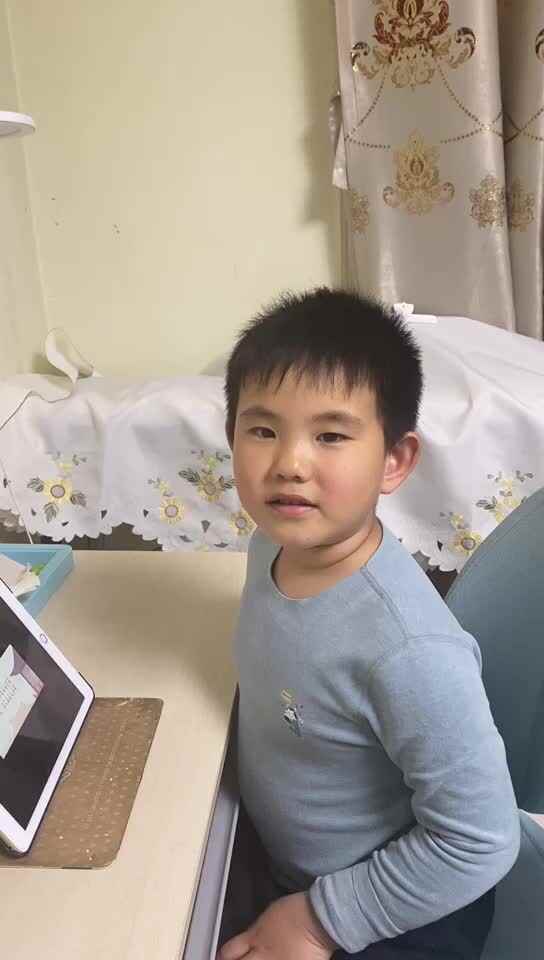 胡致远作业指读古诗《秋思》