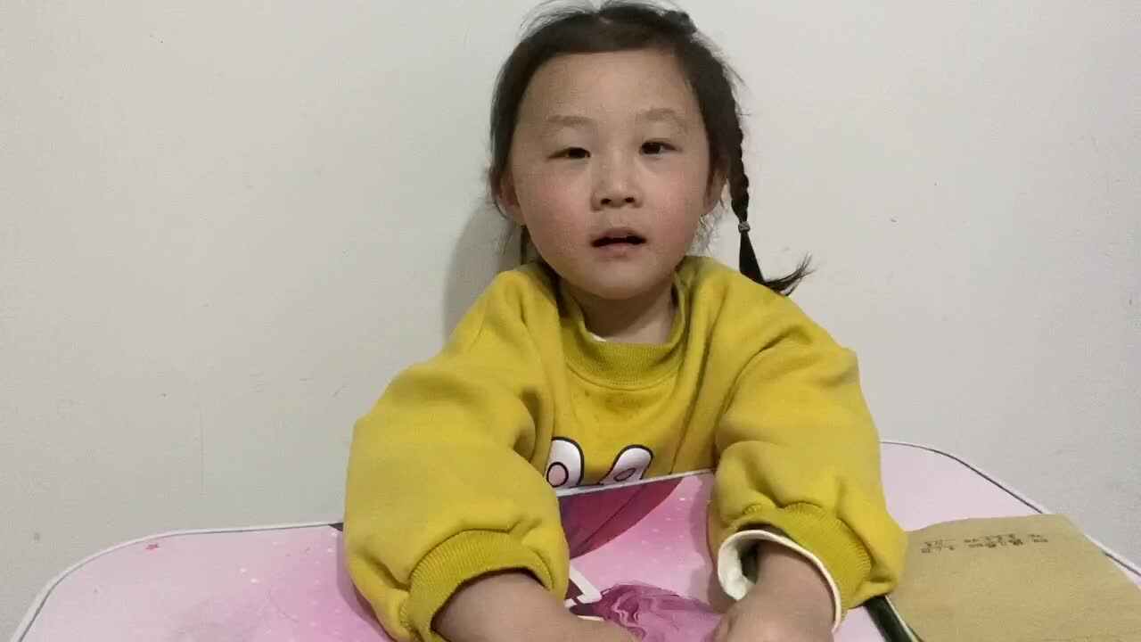 大C班魏凡雅《田字格儿歌》