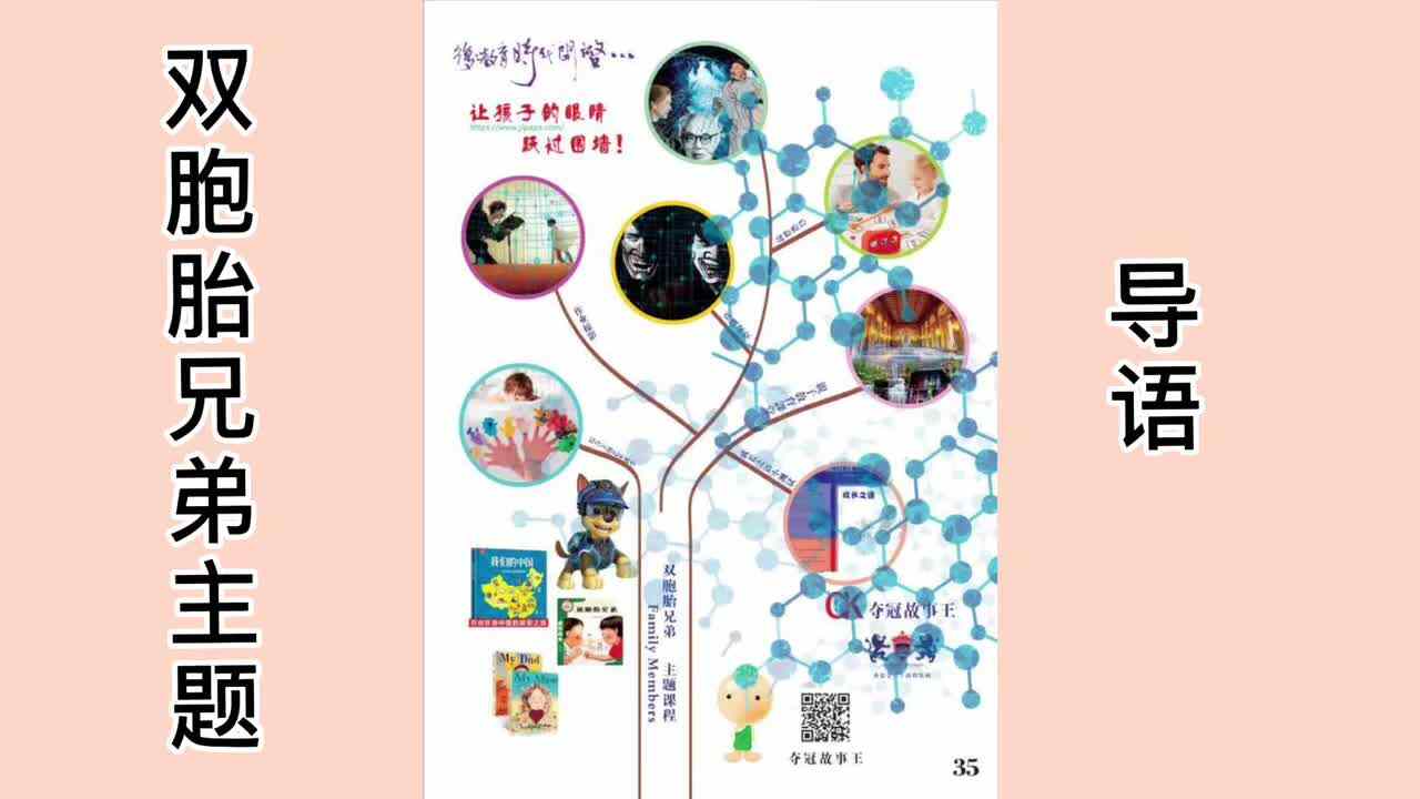 5岁组下期—数学—双胞胎兄弟主题课程—导图