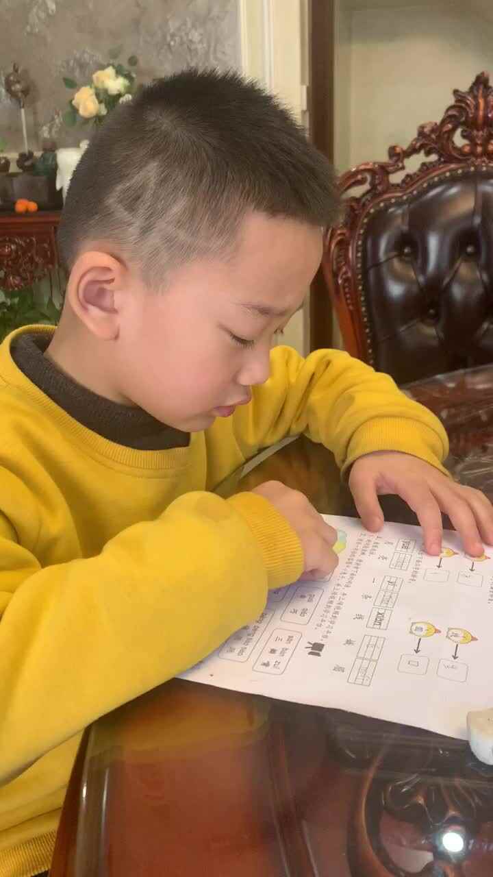 2021年3月12日李子骞语文家庭视频作业MOV