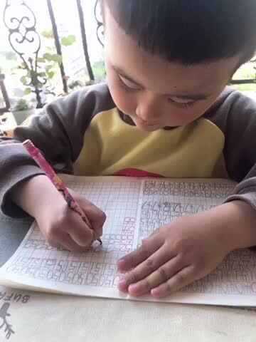 大C班丶李北辰书写数字