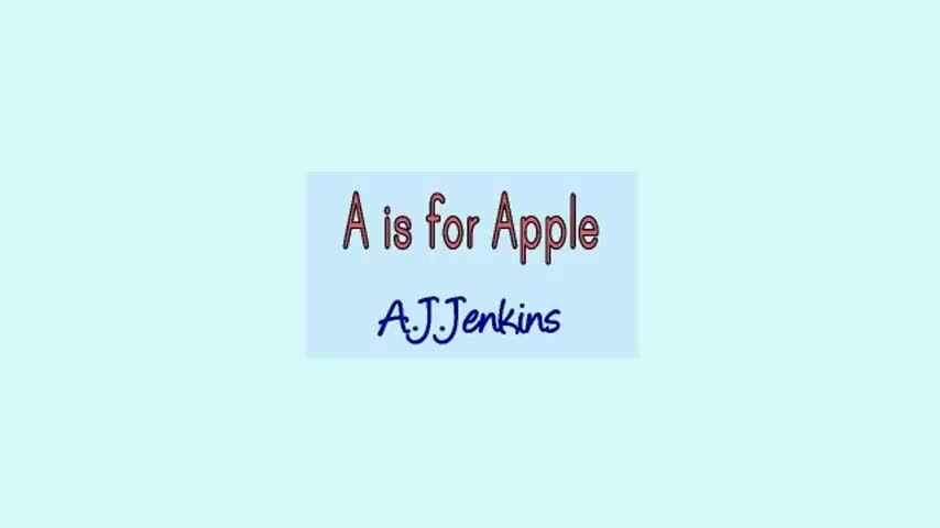 A is for Apple