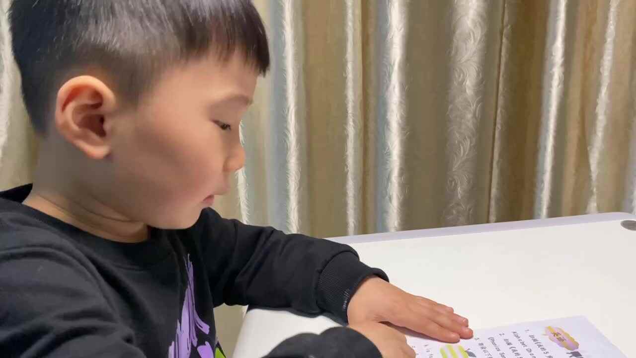 ⁣⁣⁣⁣⁣大C班王晨帆 2021.4.24日周末家庭作业：朗读英语