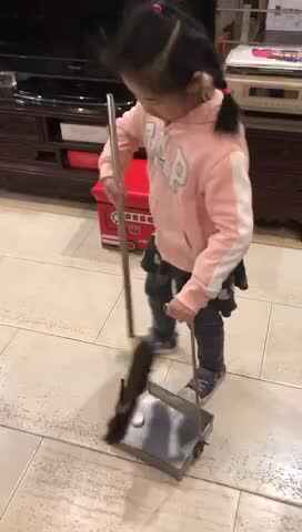 大A班李东霓“家务小能手”