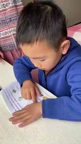 ⁣2021.4.11 大C班张元洛 跟读英语