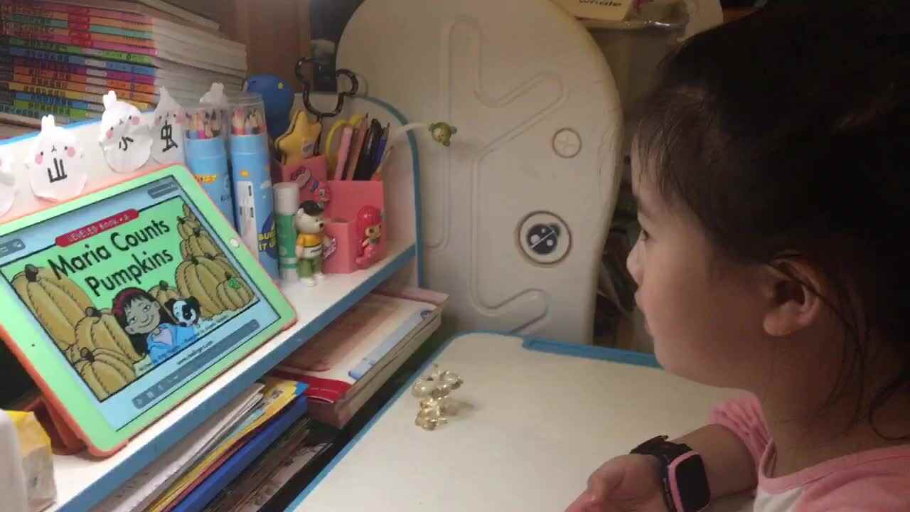 2021.5.21实验1班李泫孜英语视频作业数南瓜