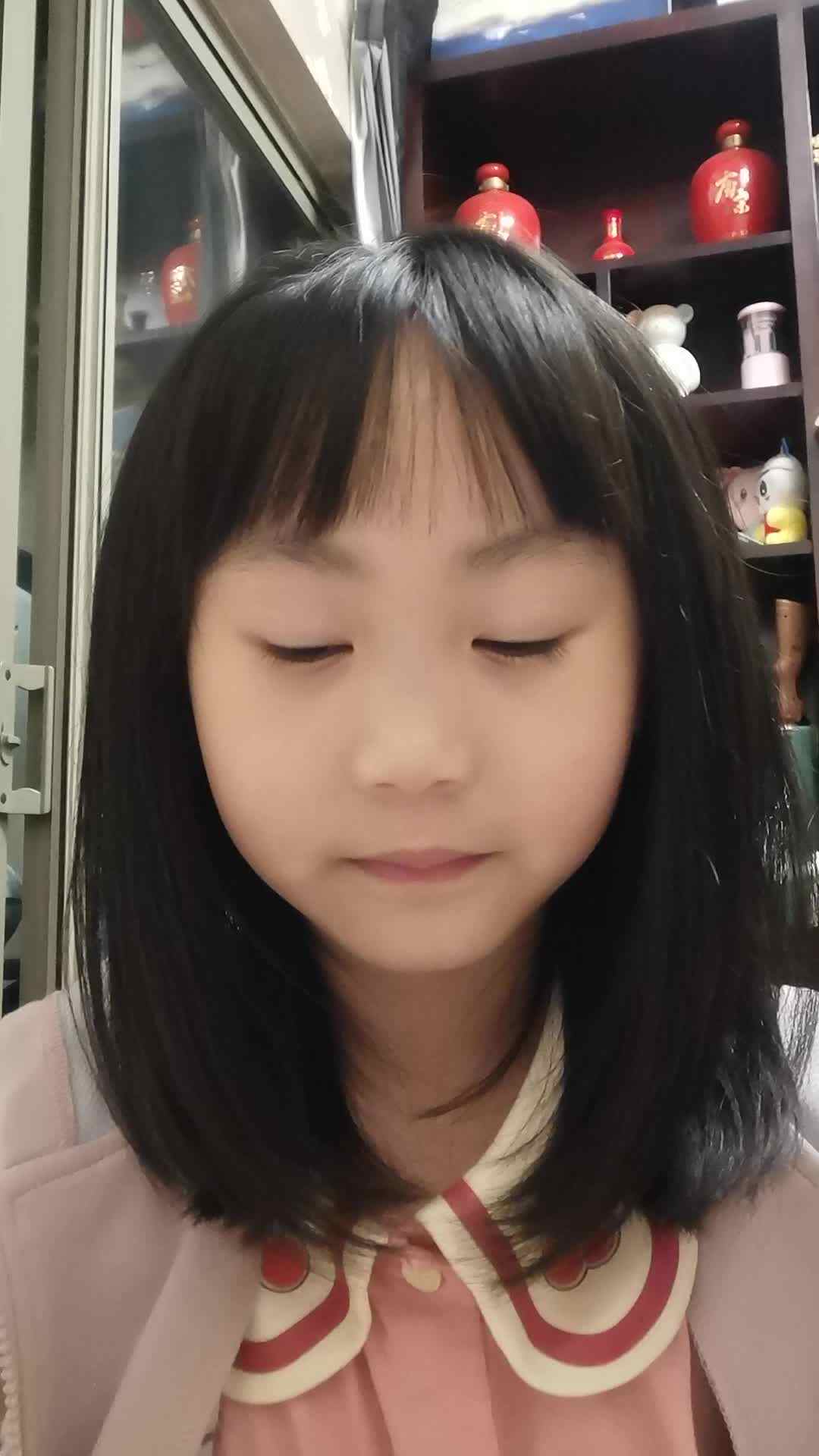 2021.5.24学A许芷媱家庭作业，指读课文《吃核桃》