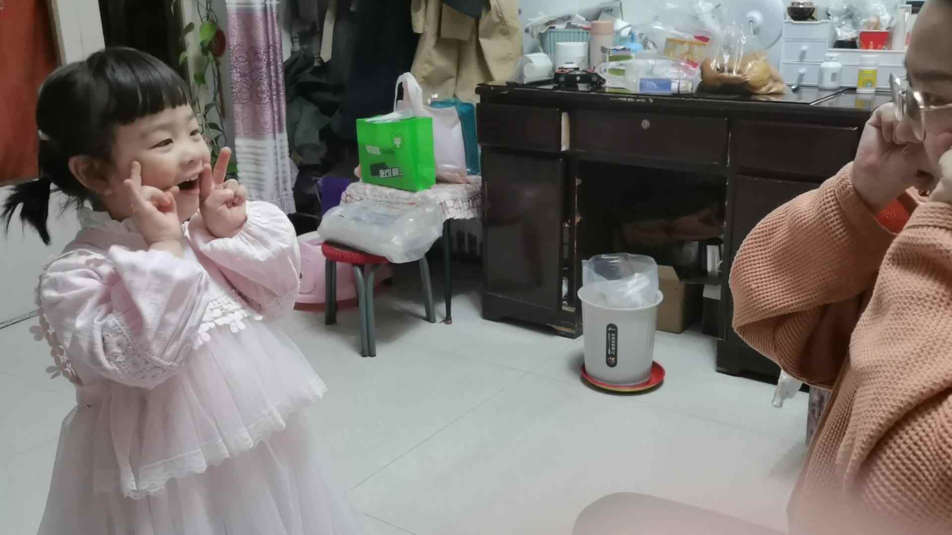 2021.4.29侯奕帆闯关练习角色扮演《狼和小羊》