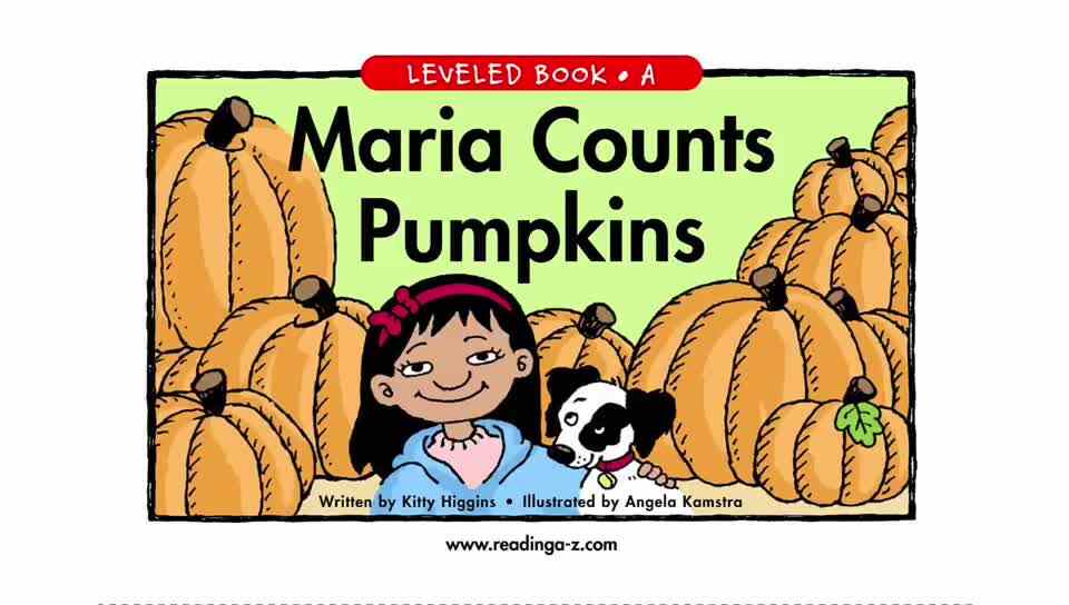Maria Counts Pumpkins 玛莉亚数南瓜