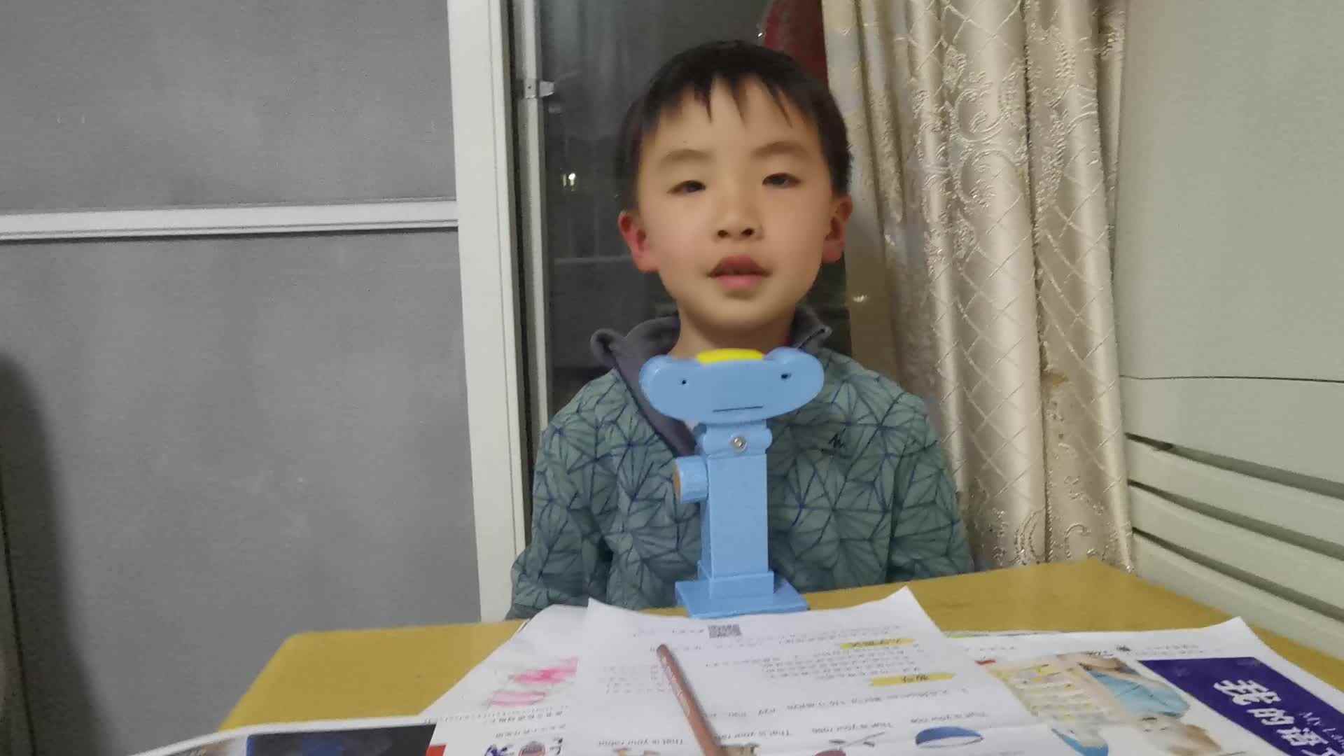2021.5.5学前A班侯忠宪—英语作业