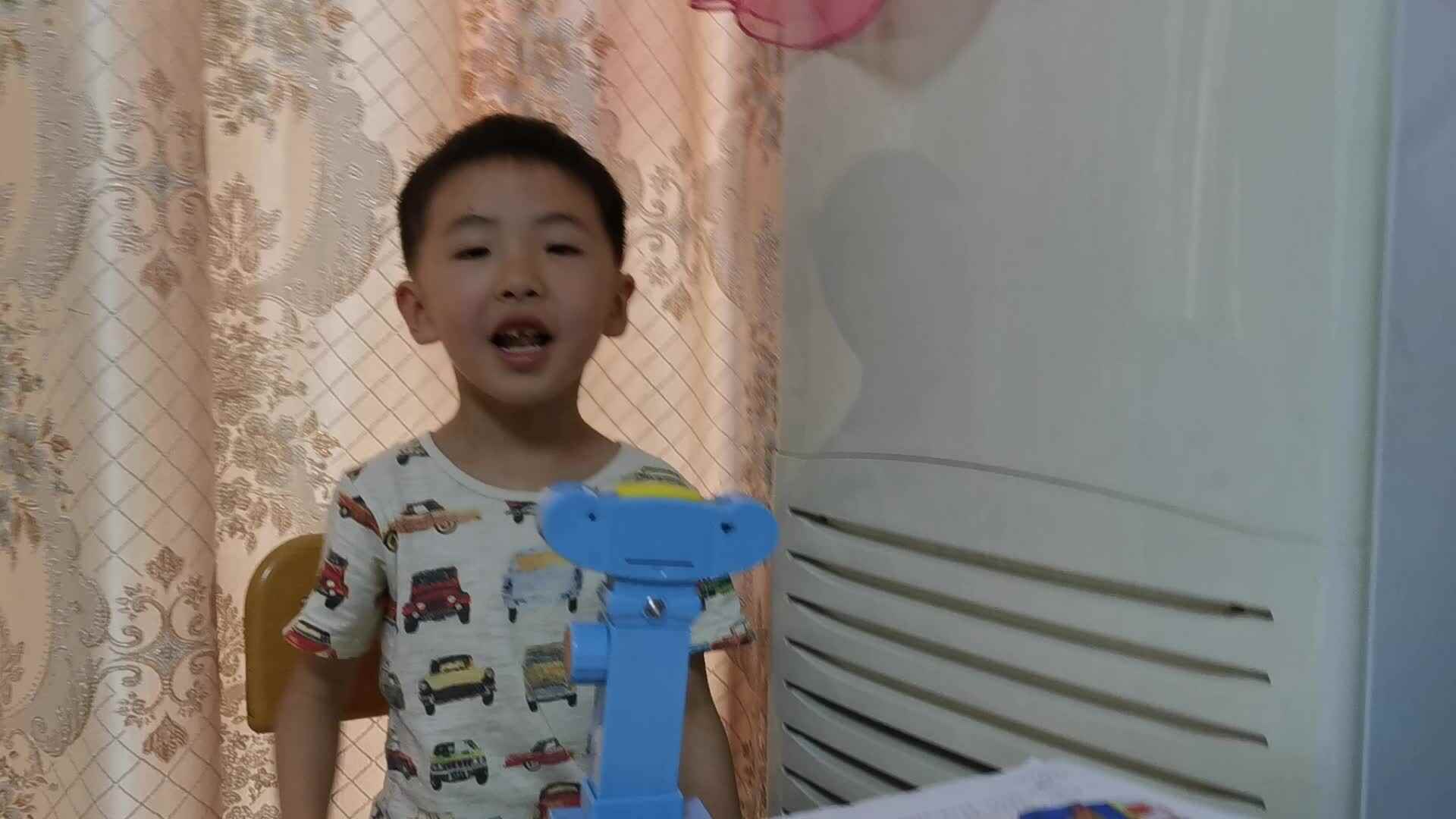 2021.6.4学前A班侯忠宪英语作业