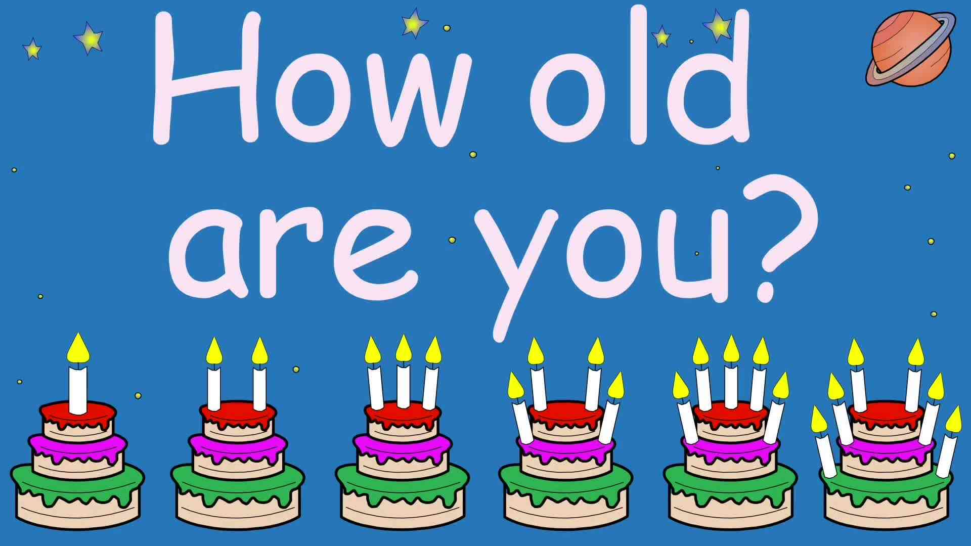 【英文儿歌】How Old Are You？你几岁了？