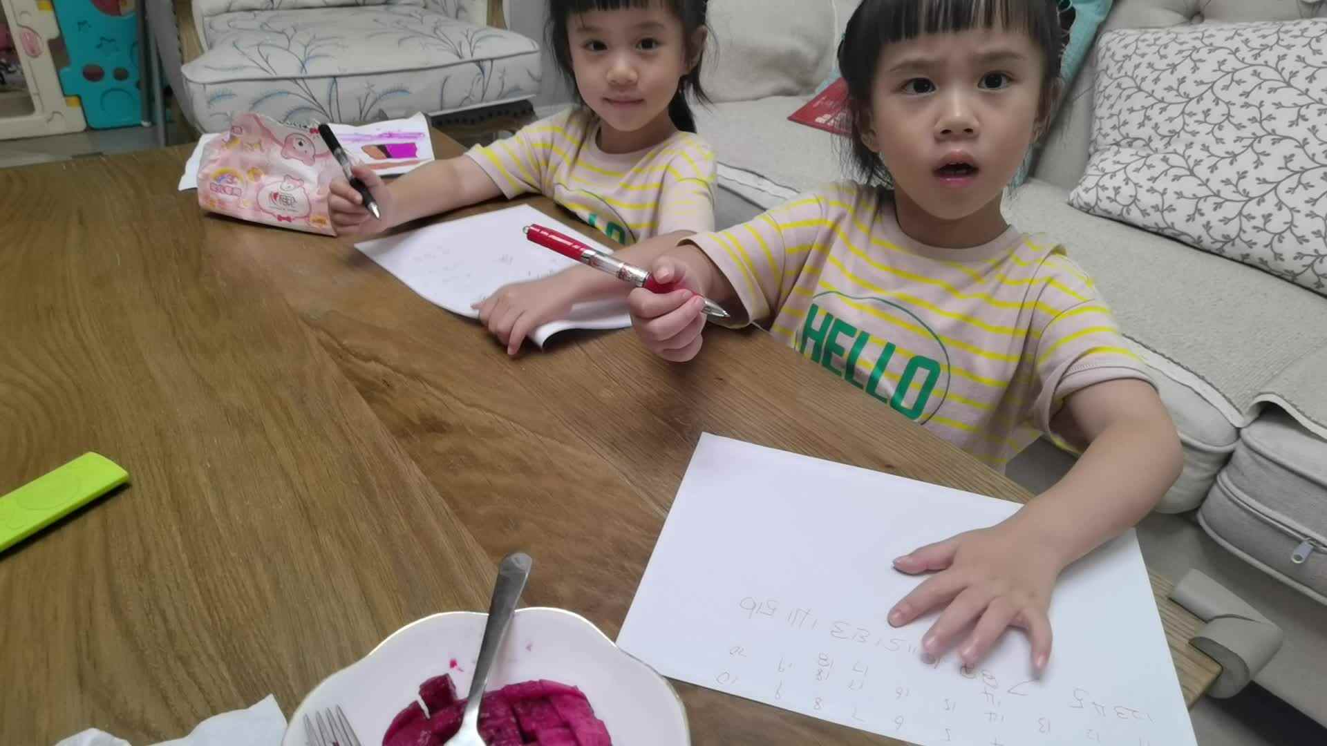 复习数字1-20