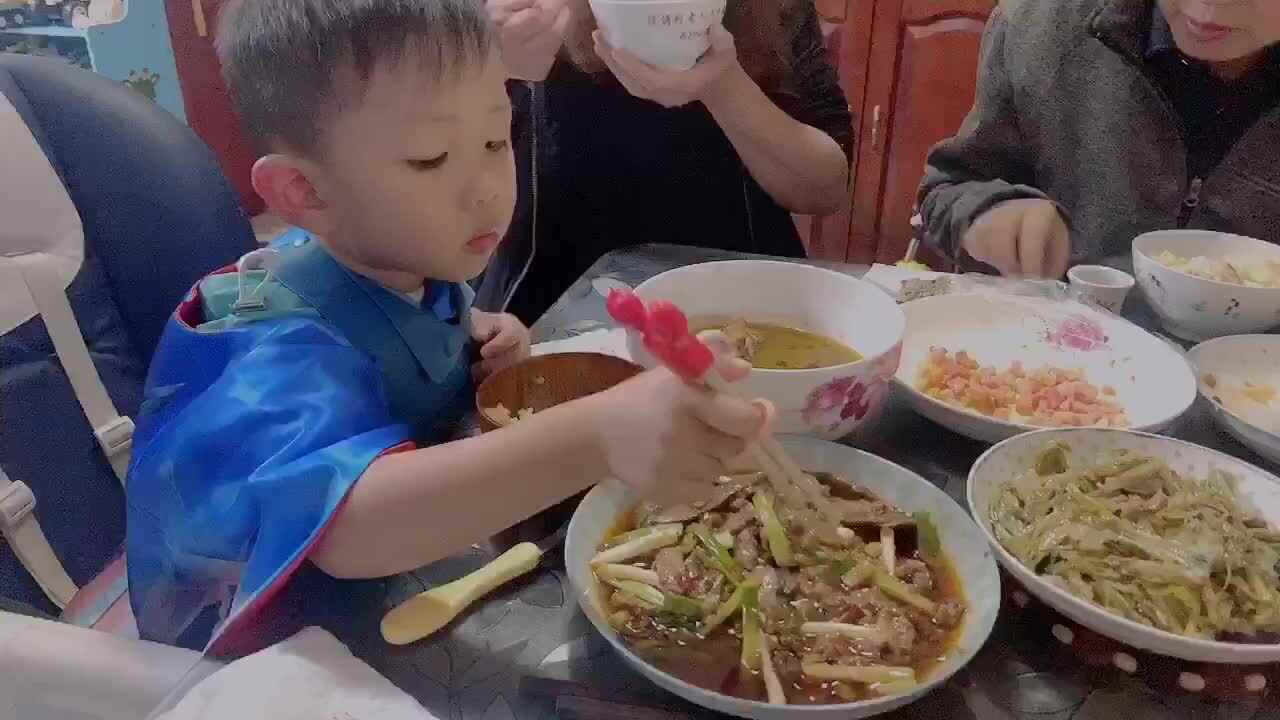 2021.10.14重阳积攒《添饭夹菜》