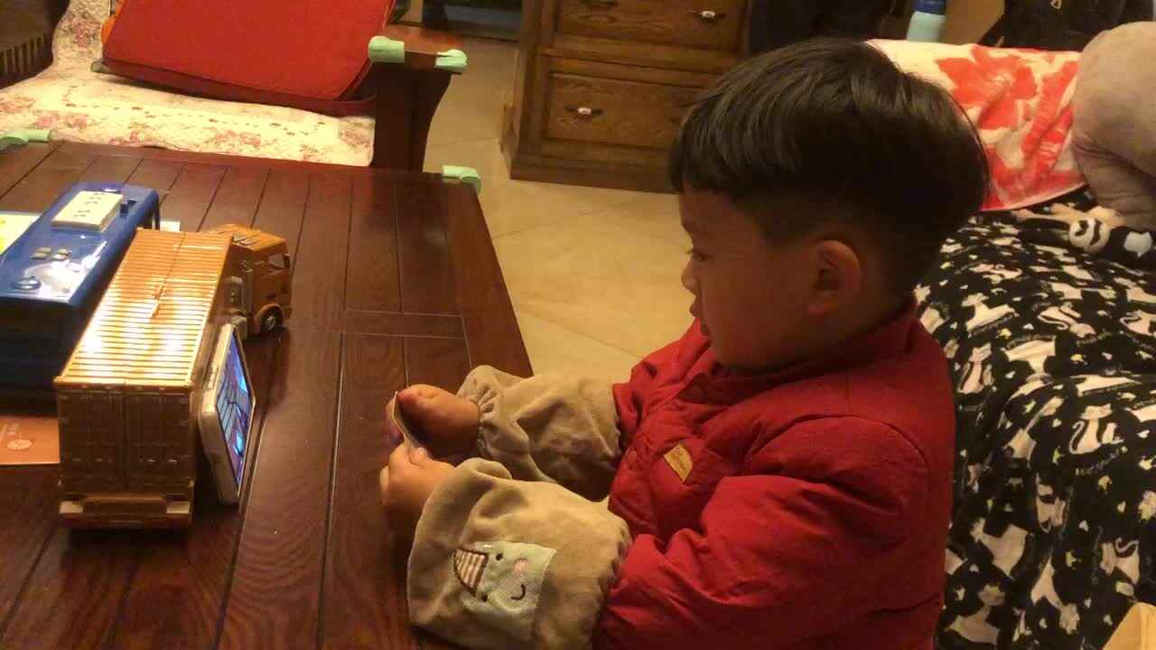 中B班朱训楠观看故事《母鸡萝丝去散步》.mp4