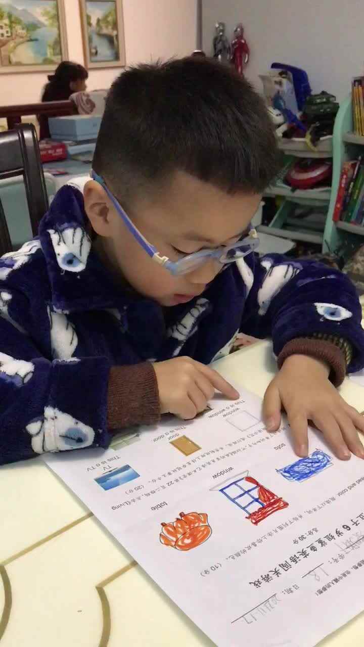实验学前2班11.17英语作业