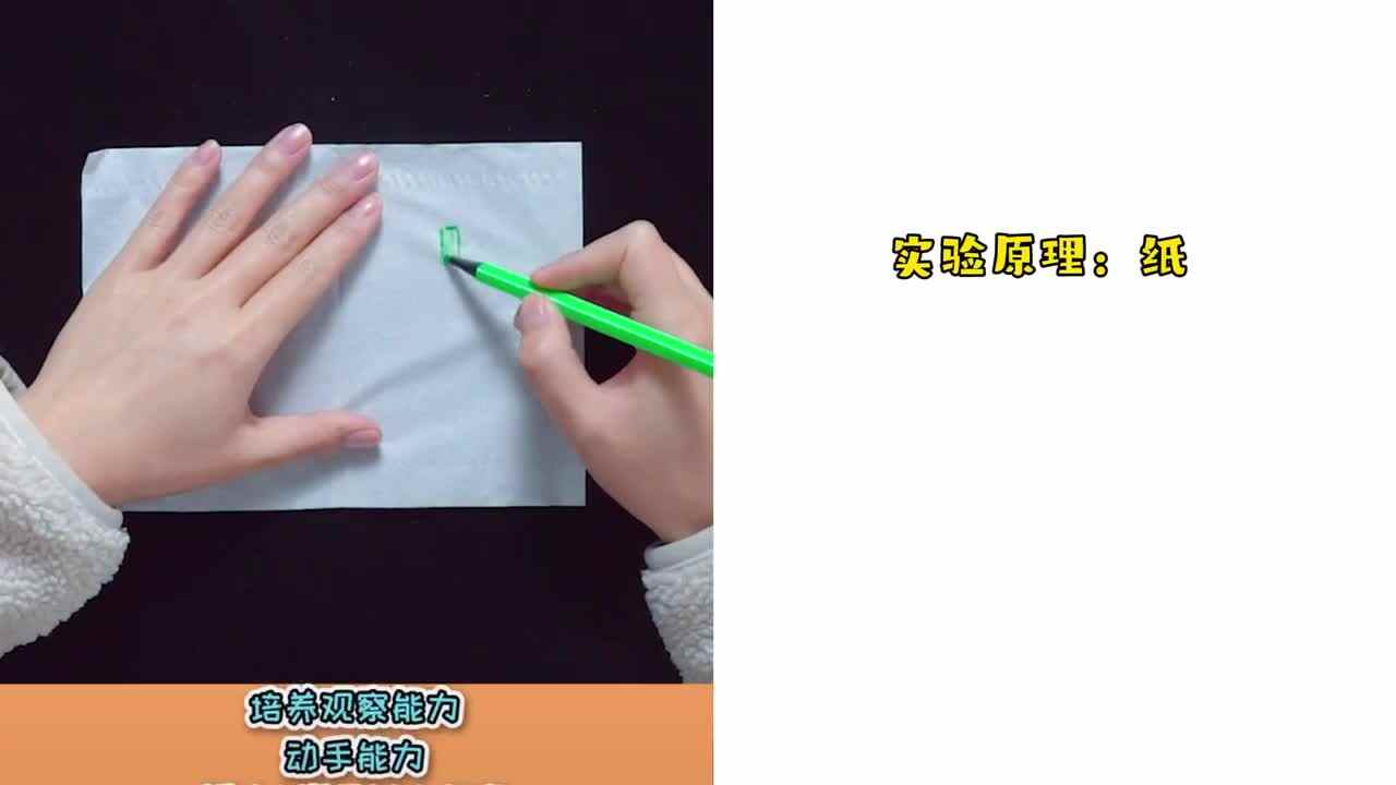 科学小实验—《水中魔术画》