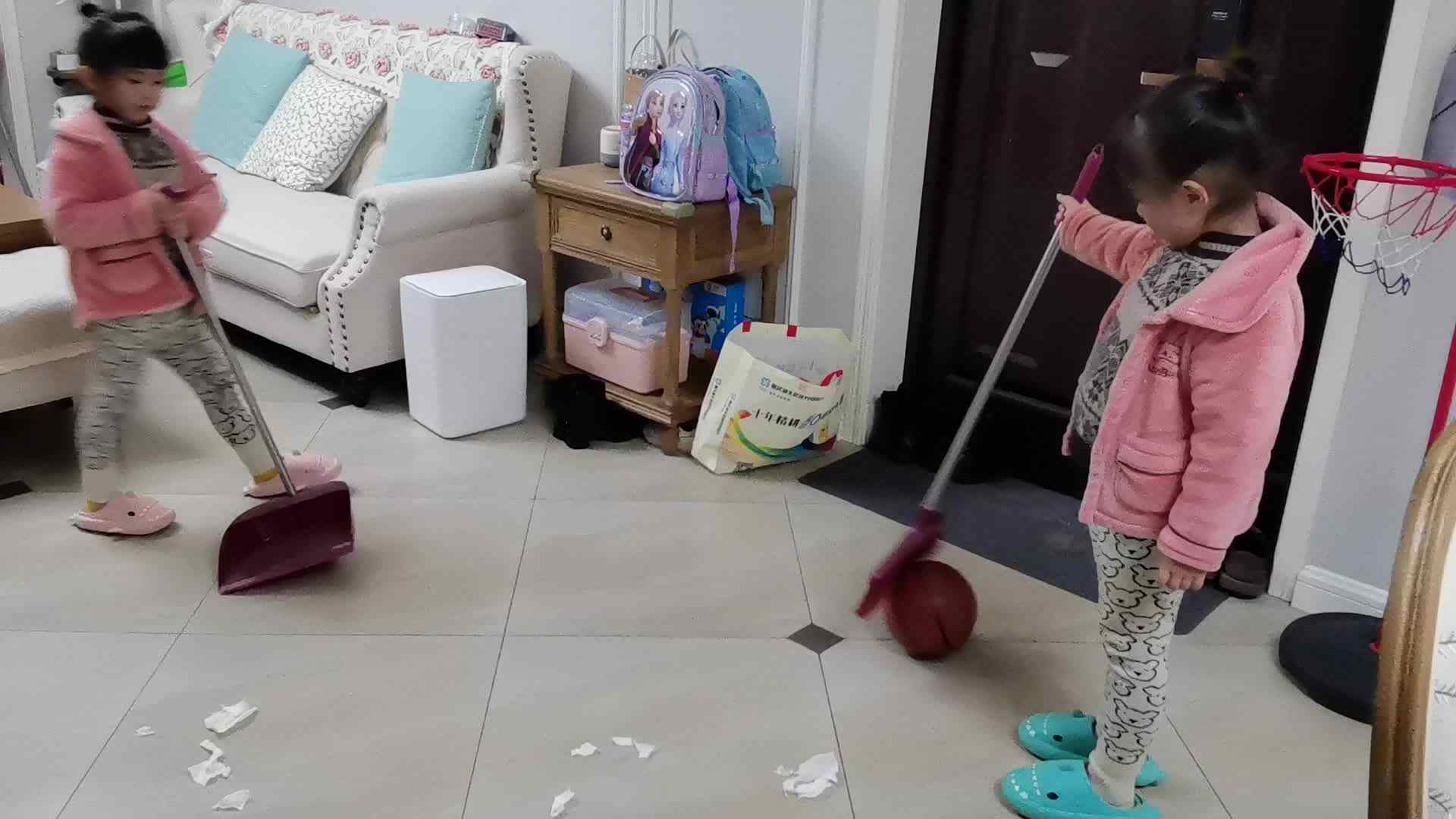 自己扫地