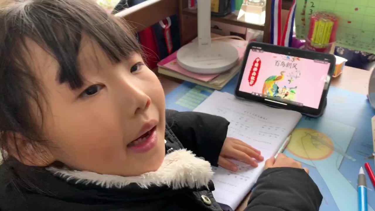 实验3班18号拼读打卡（百鸟朝凤）