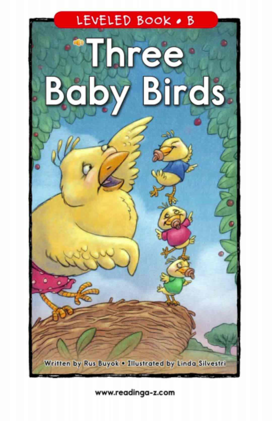 B-91Three Baby Birds