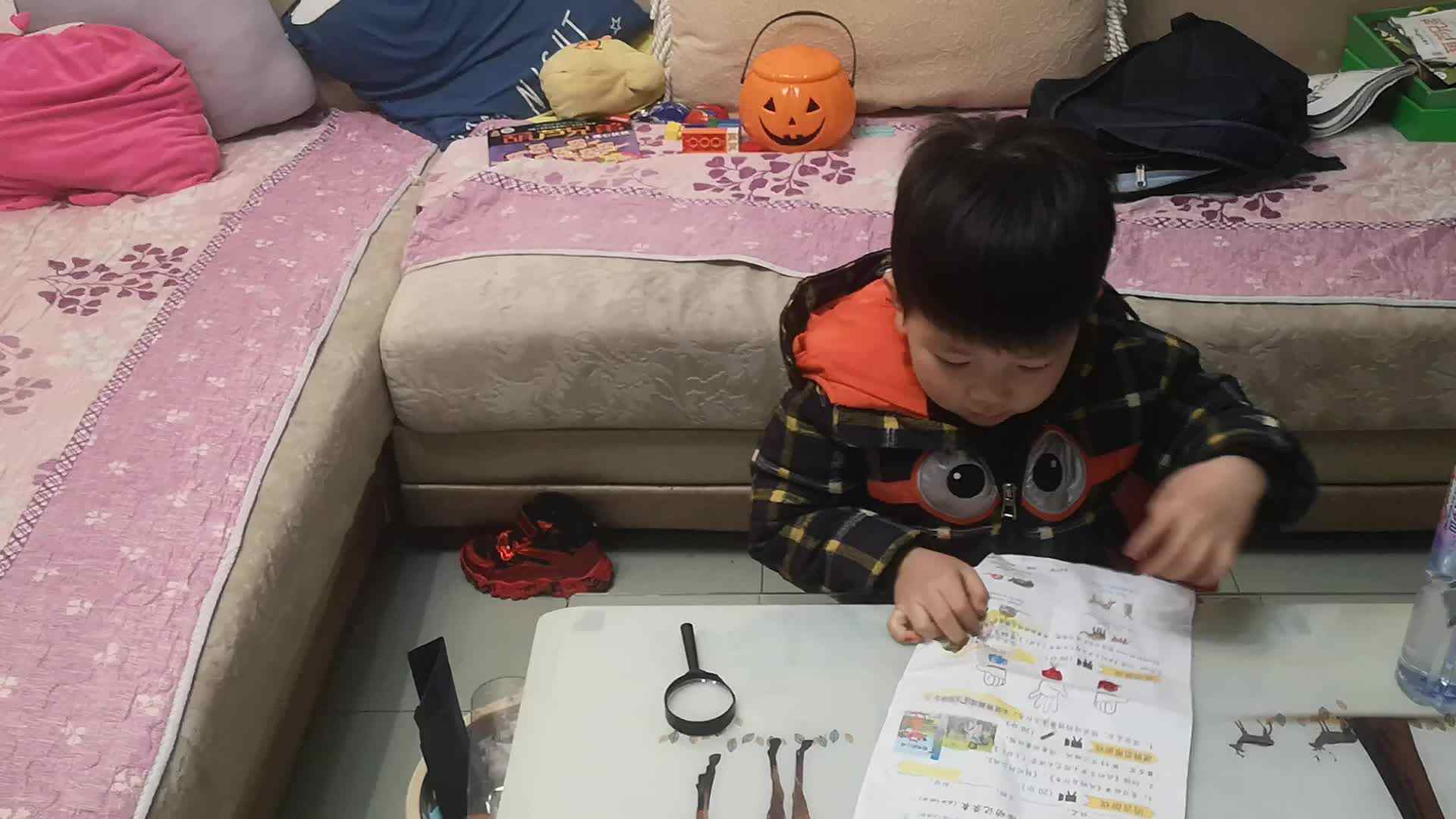 ⁣大B班邱潇然周末闯关练习20220103