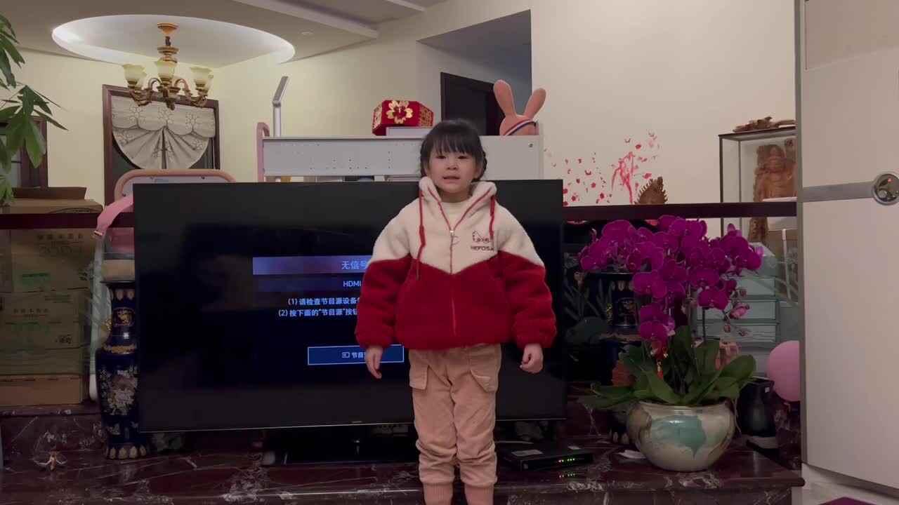 于小涵金豆子幼稚园礼仪训练之站姿