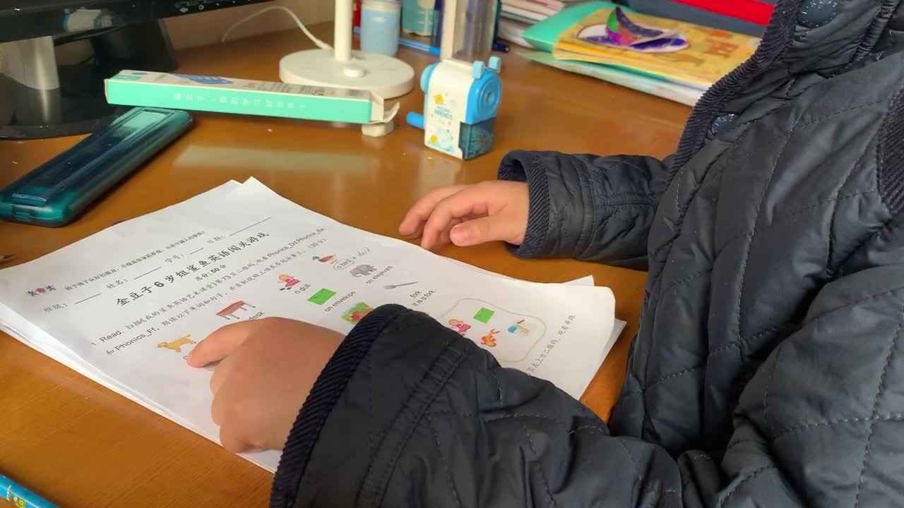 3.4英语作业—朗读单词和句子