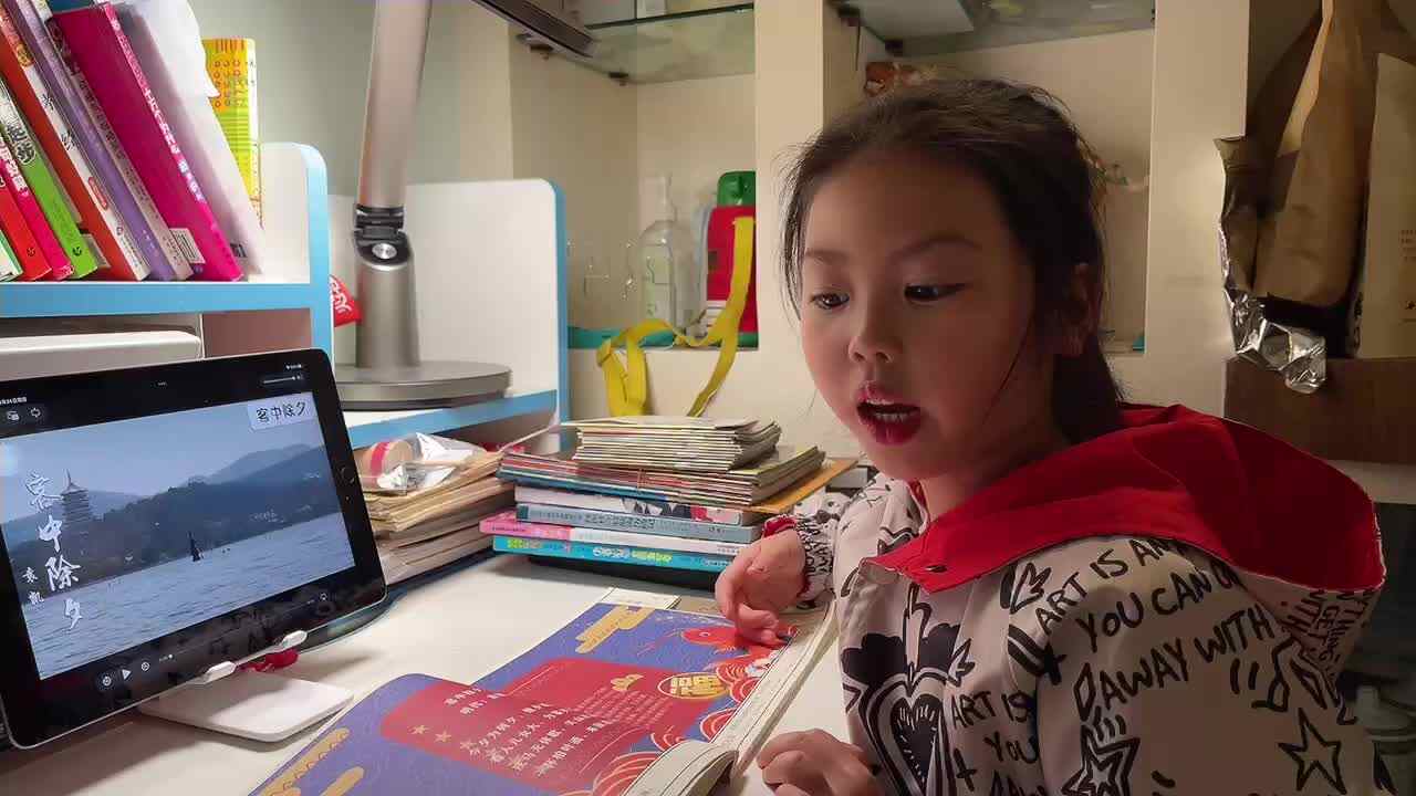 古诗-《客中除夕》