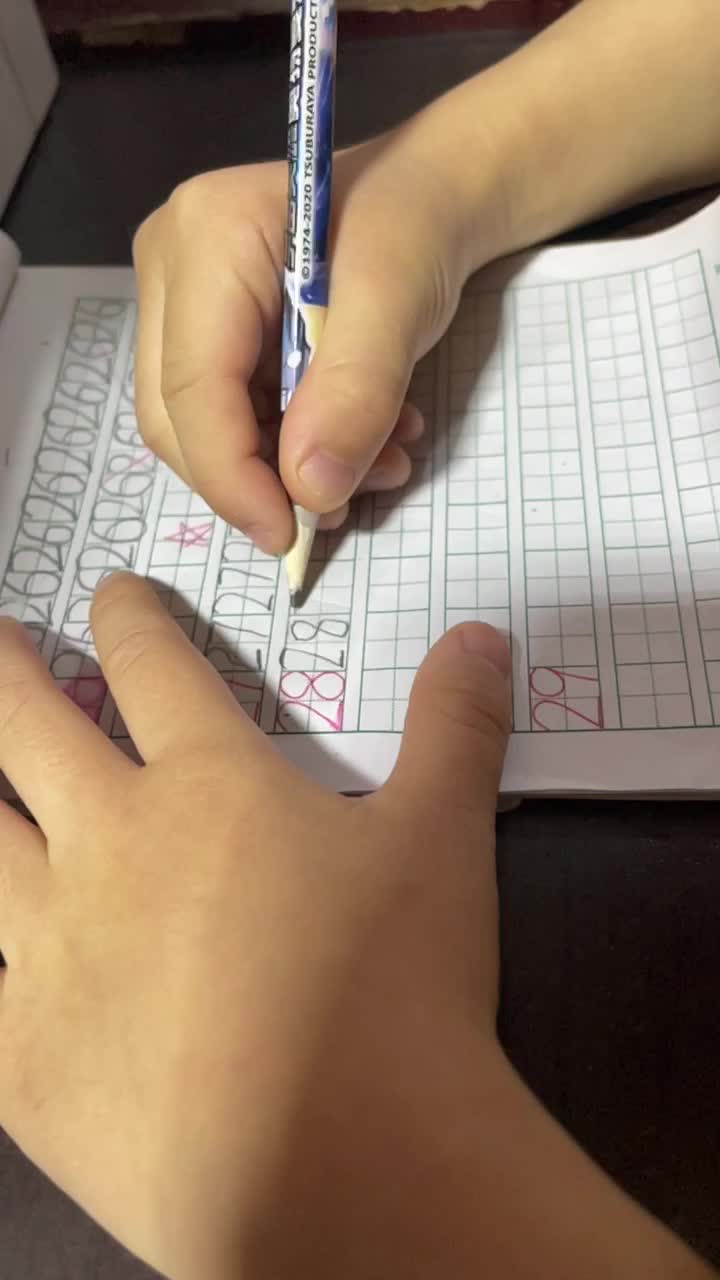 书写数字28