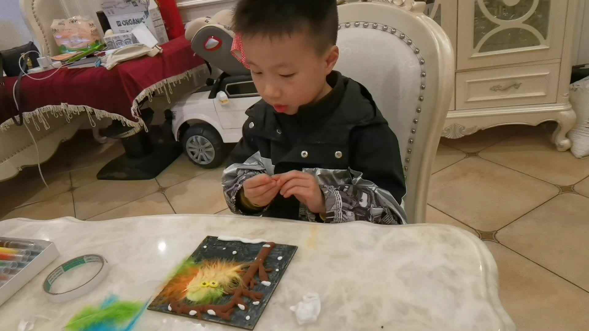 手工制作猫头鹰