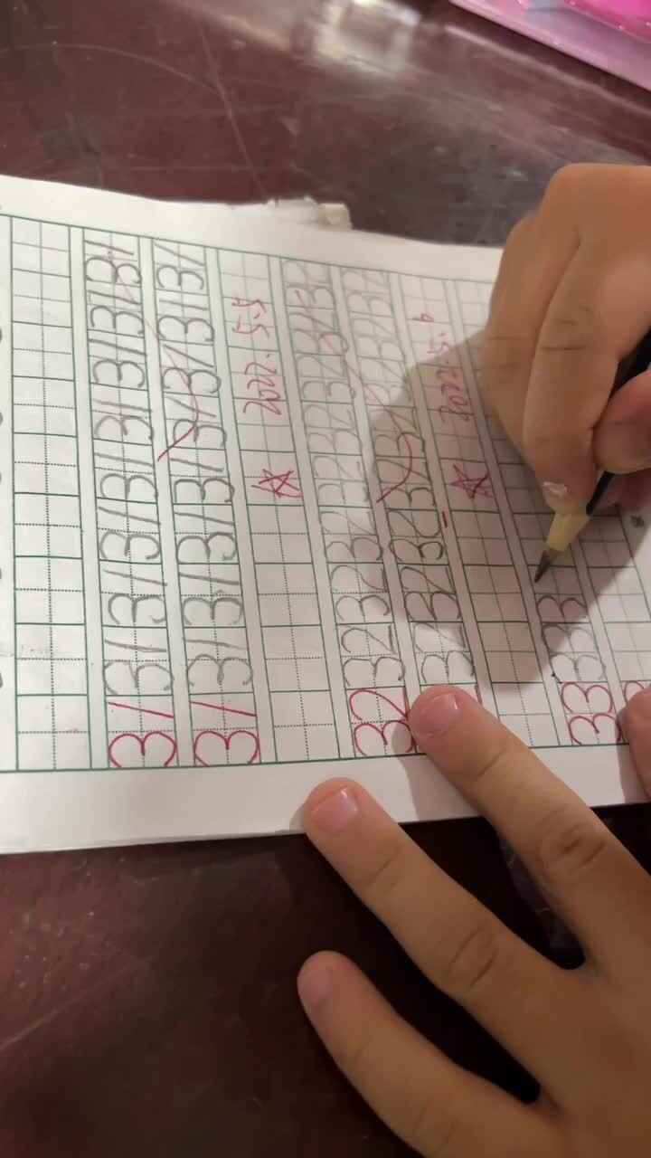 书写数字33