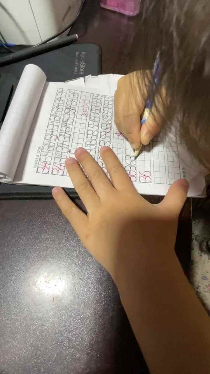 书写数字36