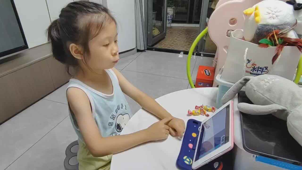 大班B班 王偲然 中秋视频学习