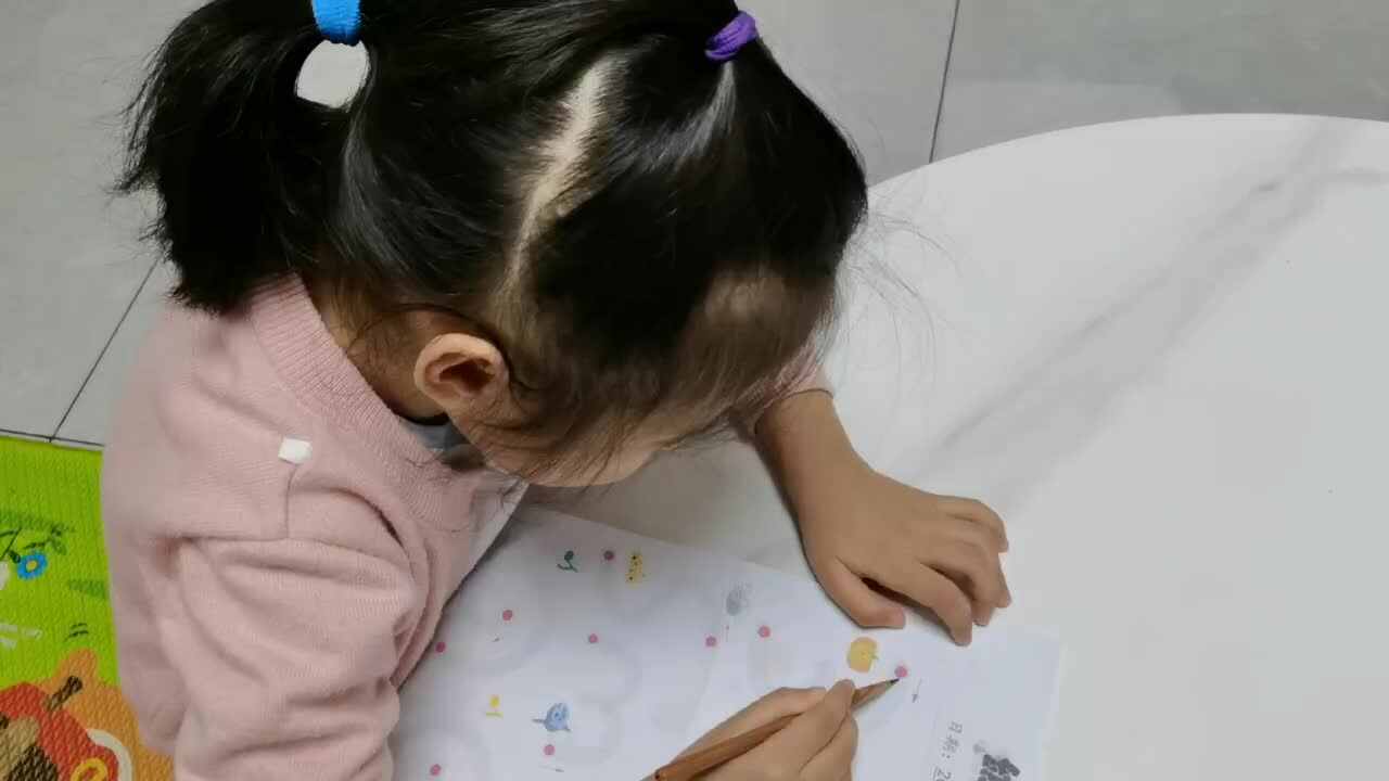 大班B班 王偲然 控笔训练0927