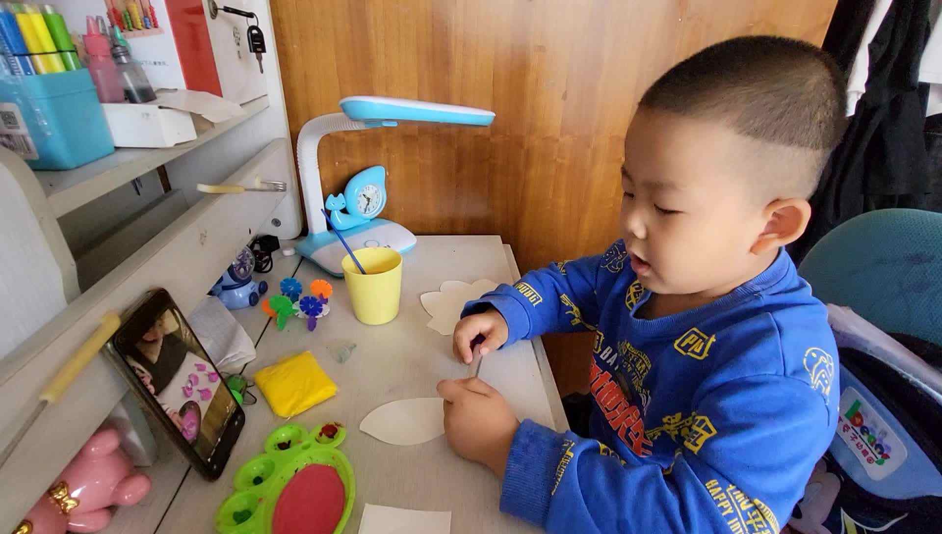 神秘符号～手工作品兰花