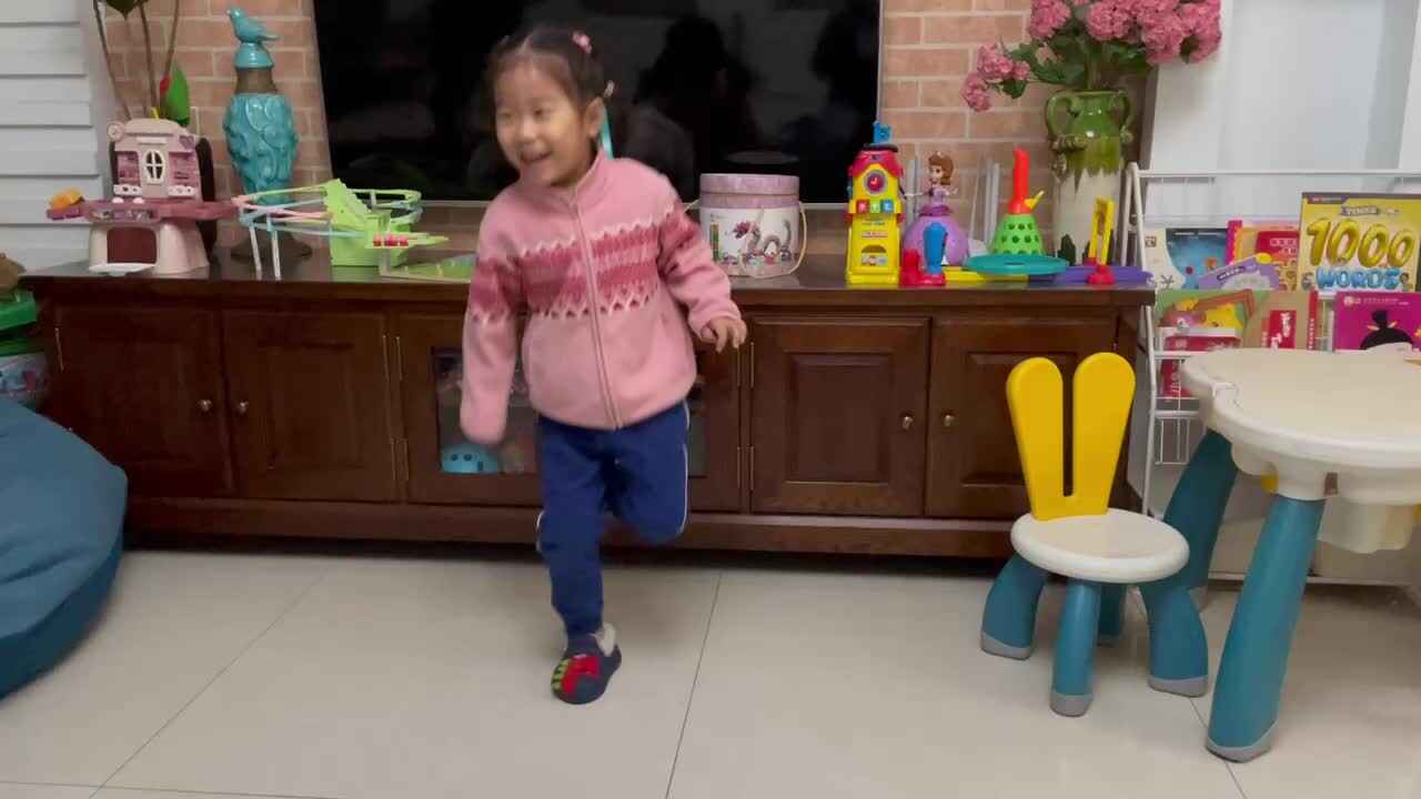 练习单脚跳