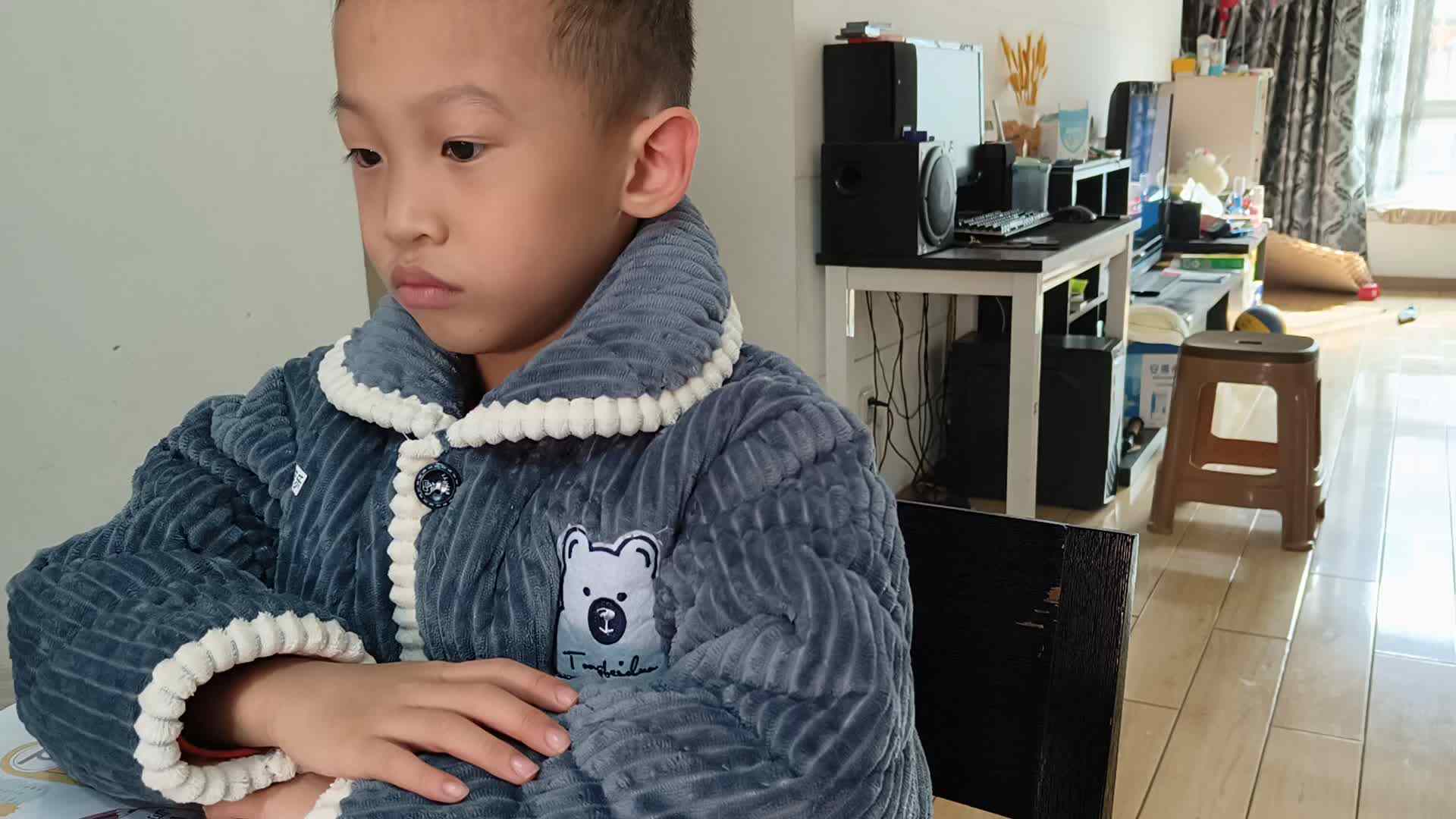 2023级学前B班张梓乐20221121闯关练习，复习声母d  t  的拼读与书写