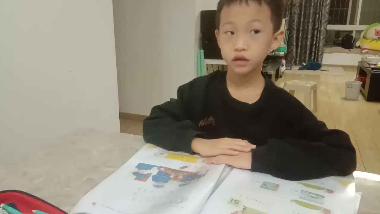 2023级学前B班张梓乐20221103声母s的闯关练习及日字接龙.指读古诗.数学每日一练