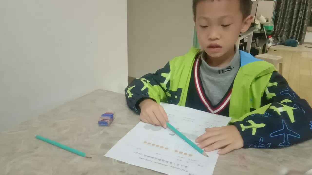 2023级学前B班张梓乐完成逻辑思维游戏单和每日一练