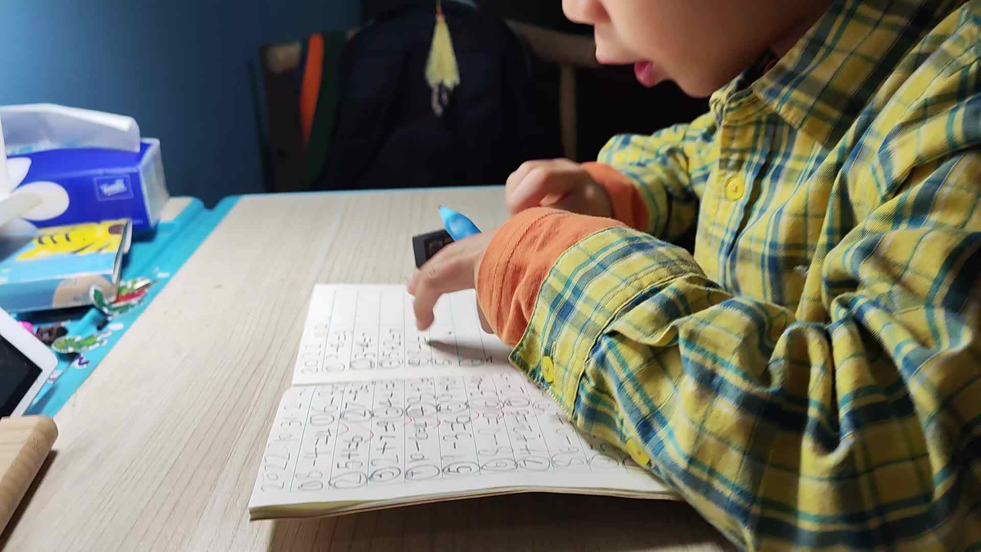 完成数学作业