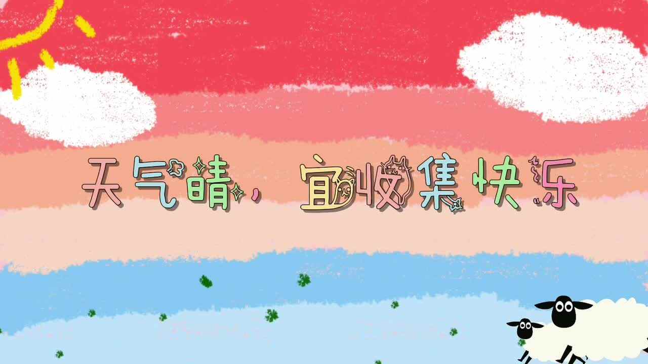 天气晴，宜收集快乐