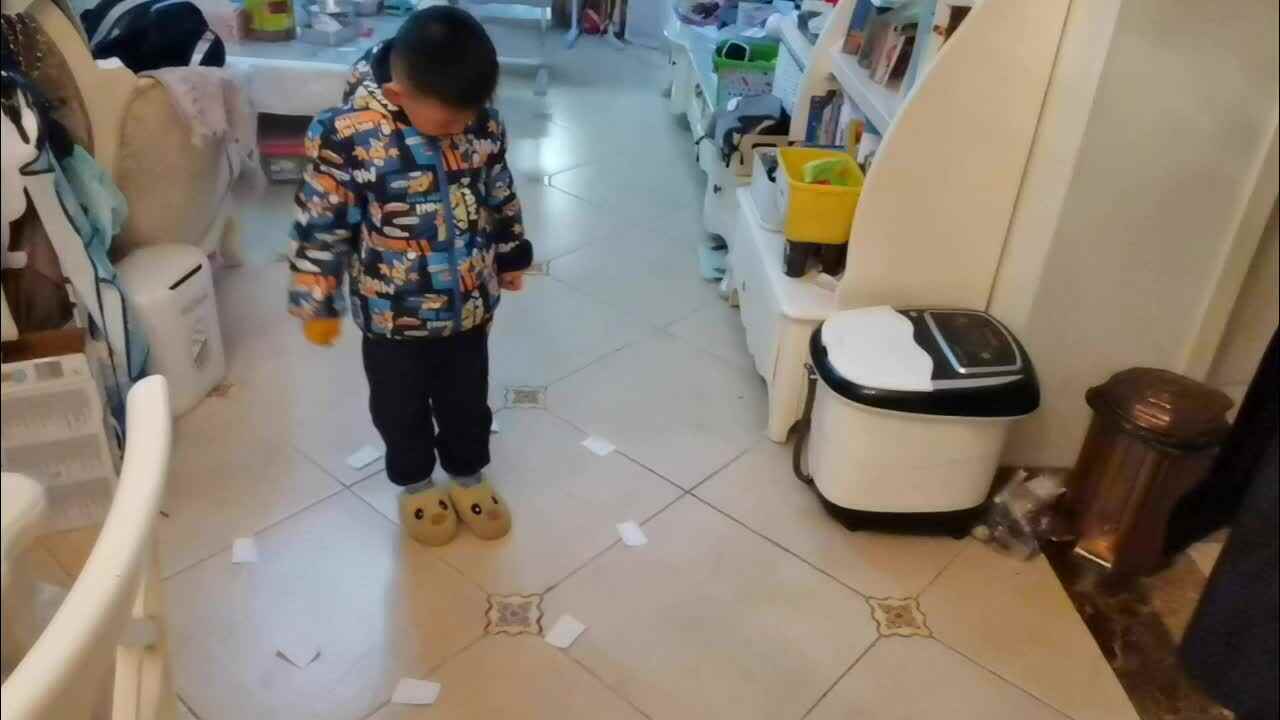 纸张踩踩踩游戏+书写数字1