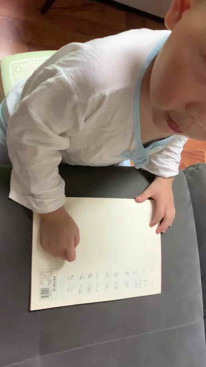倒数20以内的数字