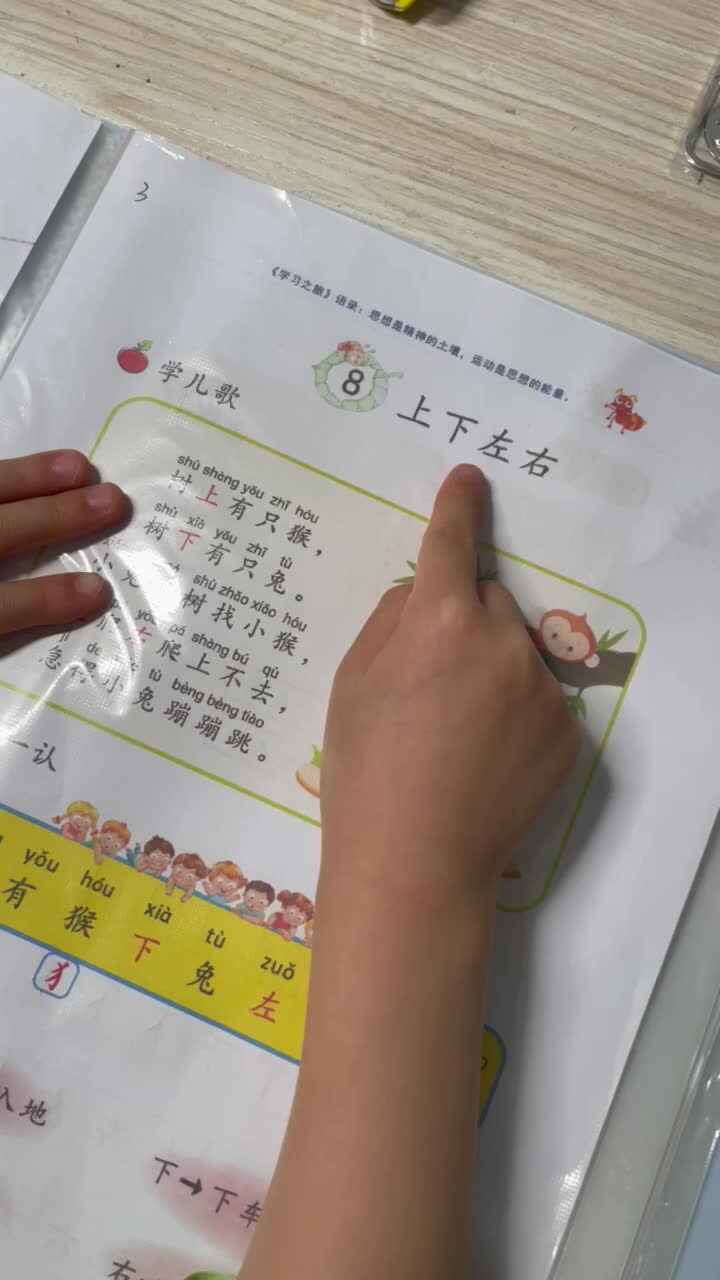指读上下左右