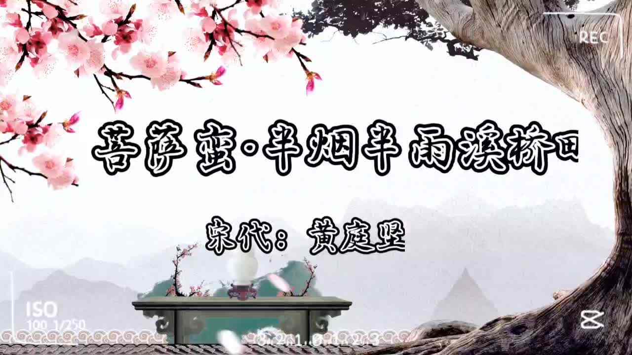 《菩萨蛮·半烟半雨溪桥畔》