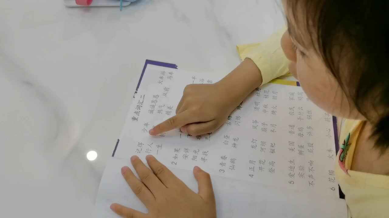 5.16指读《重点词汇二》序号1的词语