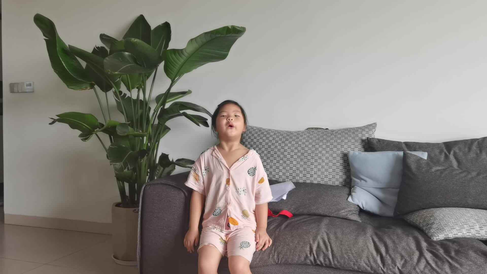 背诵儿歌（礼貌用语）