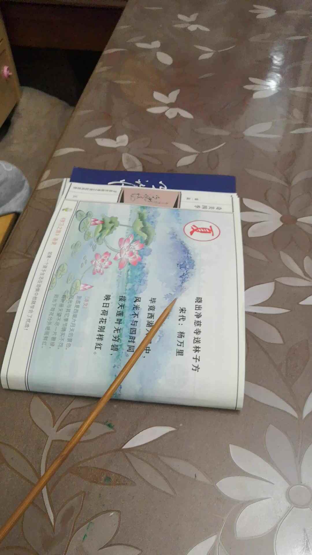中B班9月22张芷萱指读《晓出净慈寺送林子方》