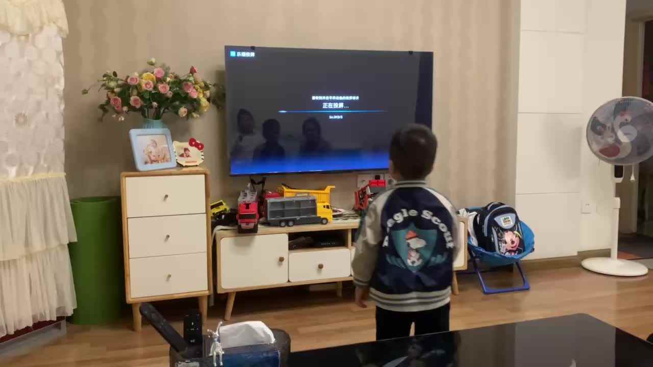 中B班杨育寒练习《数数歌》